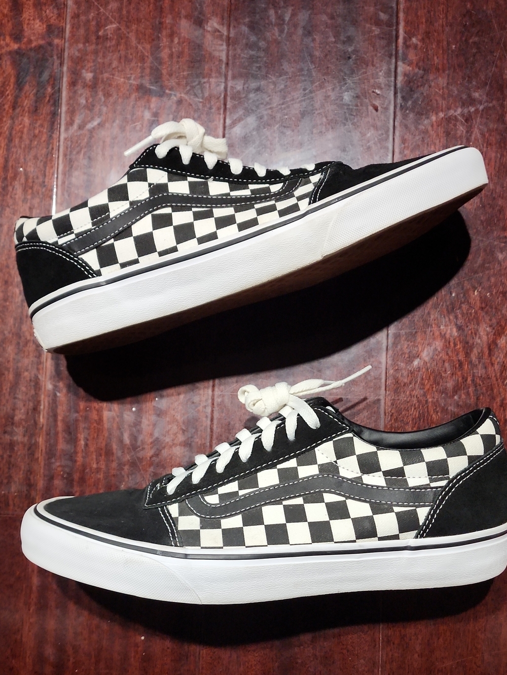VANS Old Skool Shoes Primary Checkerboard (Black/White) Sz 11